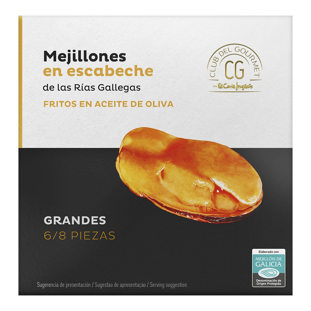 Club del Gourmet Galician Mussels in Escabeche – 6–8 pieces 69g