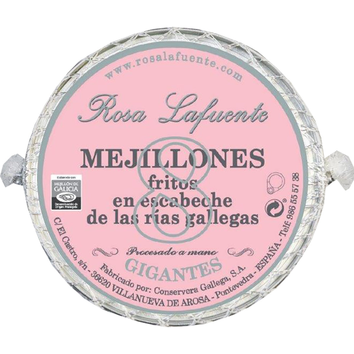 Rosa Lafuente Galician Mussels in Escabeche – DOP 111g