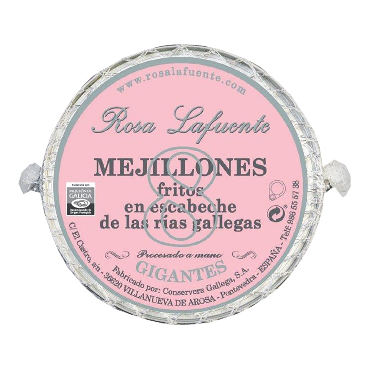 Rosa Lafuente Galician Mussels in Escabeche – DOP 111g