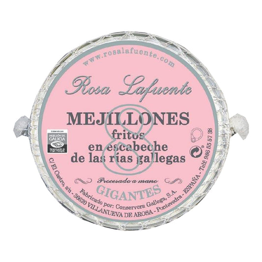 Rosa Lafuente Galician Mussels in Escabeche – DOP 111g
