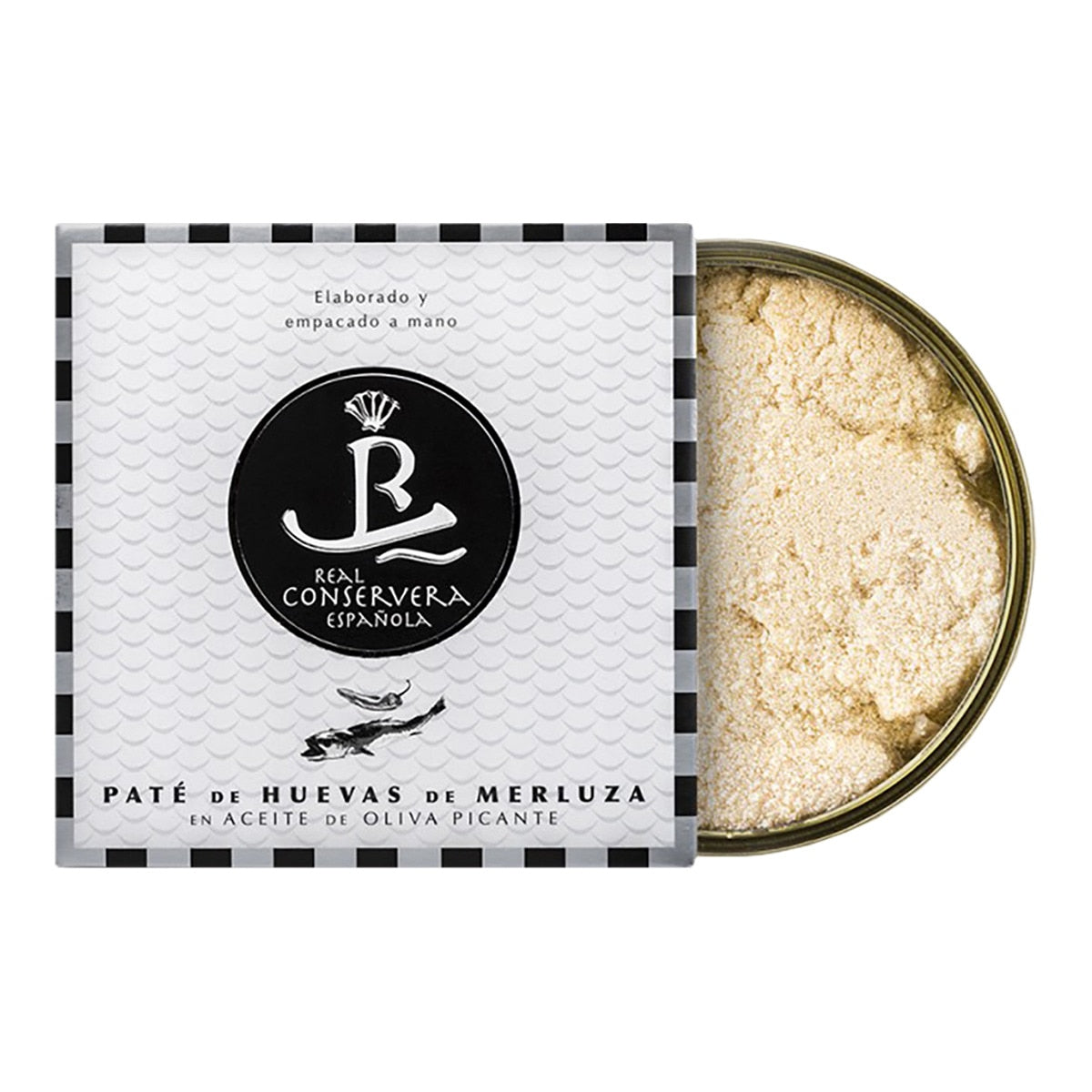 Real Conservera Española Hake Roe Pâté – Spicy Olive Oil 80g