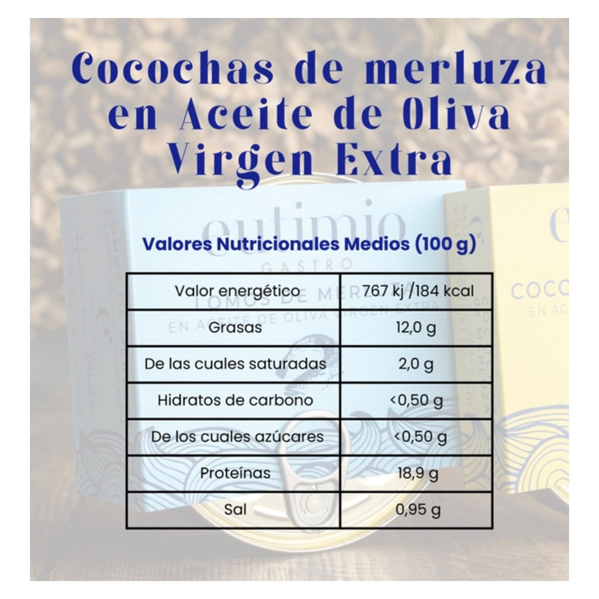 Eutimio Hake Cheeks – Spanish Canned Seafood 135g