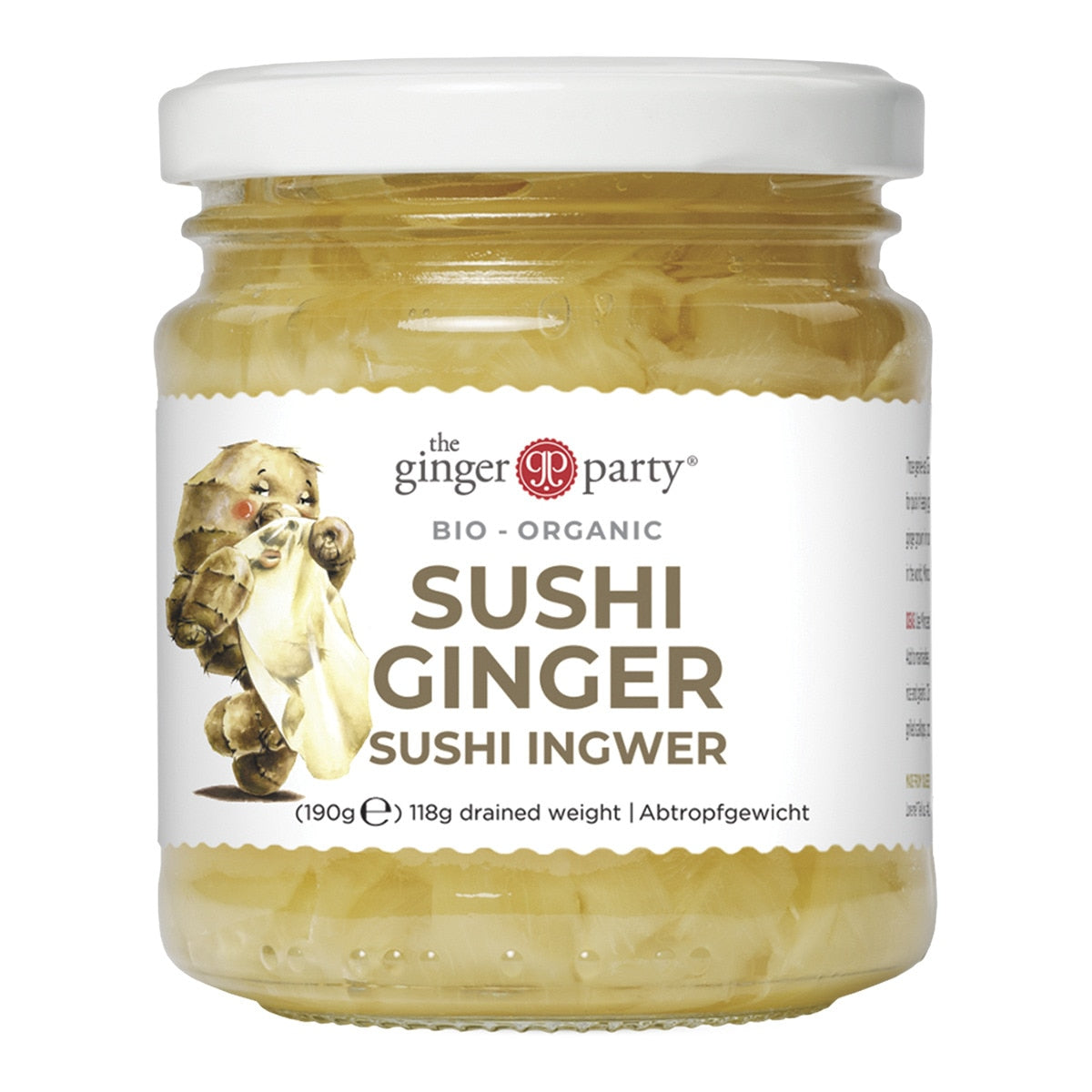 The Ginger People Pickled Ginger for Sushi – Organic 190g