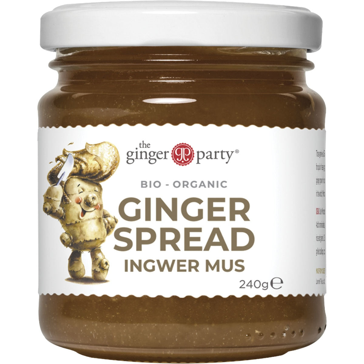 The Ginger People Organic Ginger Jam – Spiced Preserve 240g