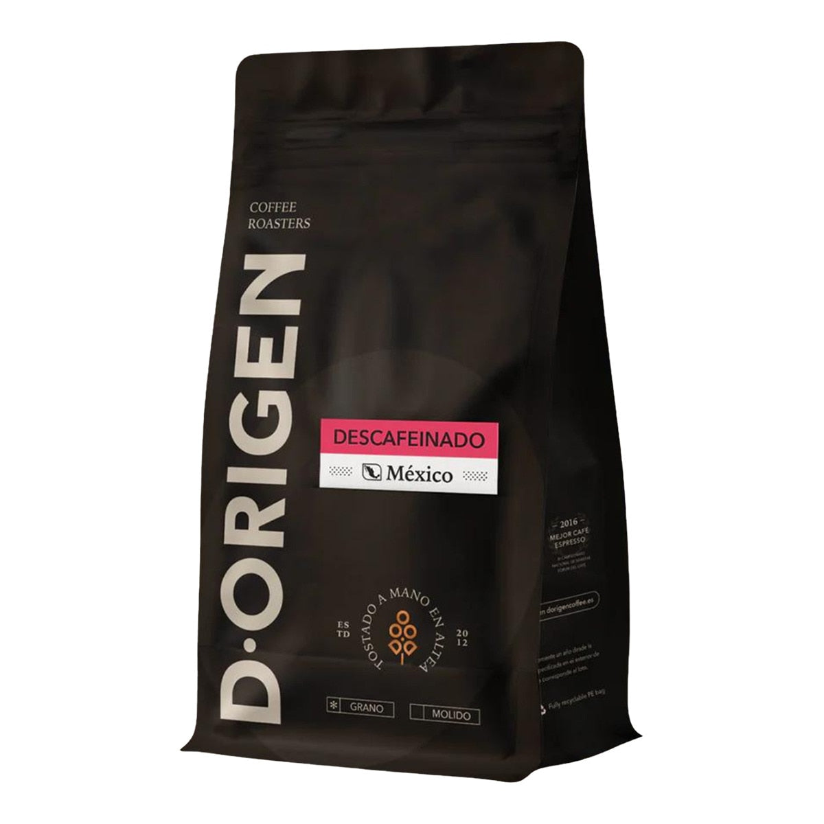 D'Origen Decaffeinated Peru Coffee Beans – 340g