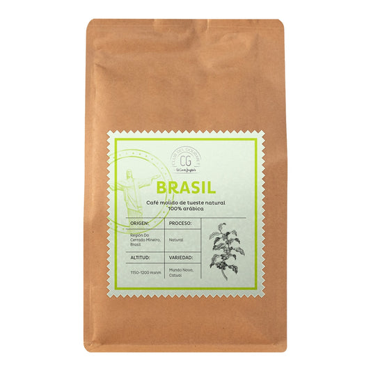 Club del Gourmet Brazil 100% Arabica Ground Coffee – Natural Roast 250g