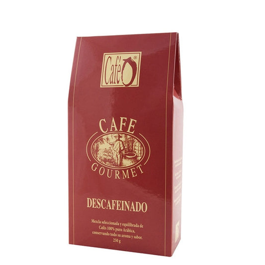 CaféO Decaffeinated Ground Coffee – Spanish Blend 250g