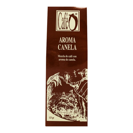 CaféO Ground Coffee with Cinnamon – Spanish Blend 125g
