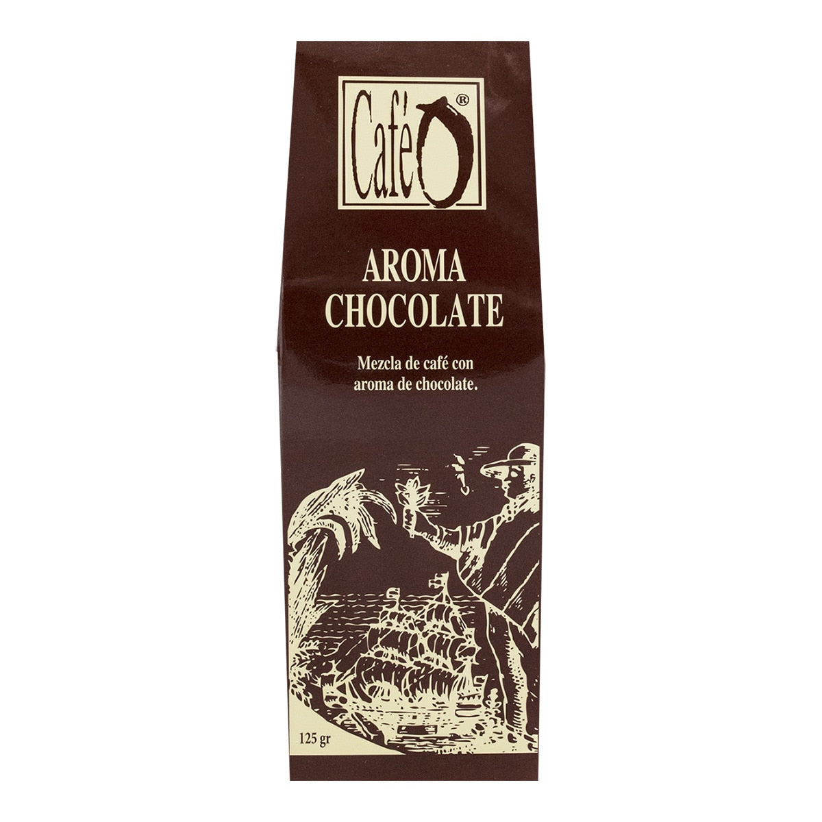 CaféO Chocolate-Flavored Ground Coffee – Spanish Roast 125g