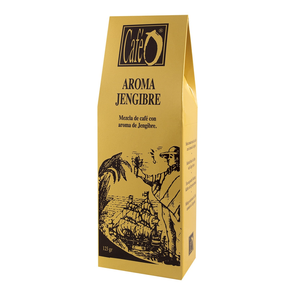 CaféO Ground Coffee with Ginger Aroma – Spanish Blend 125g