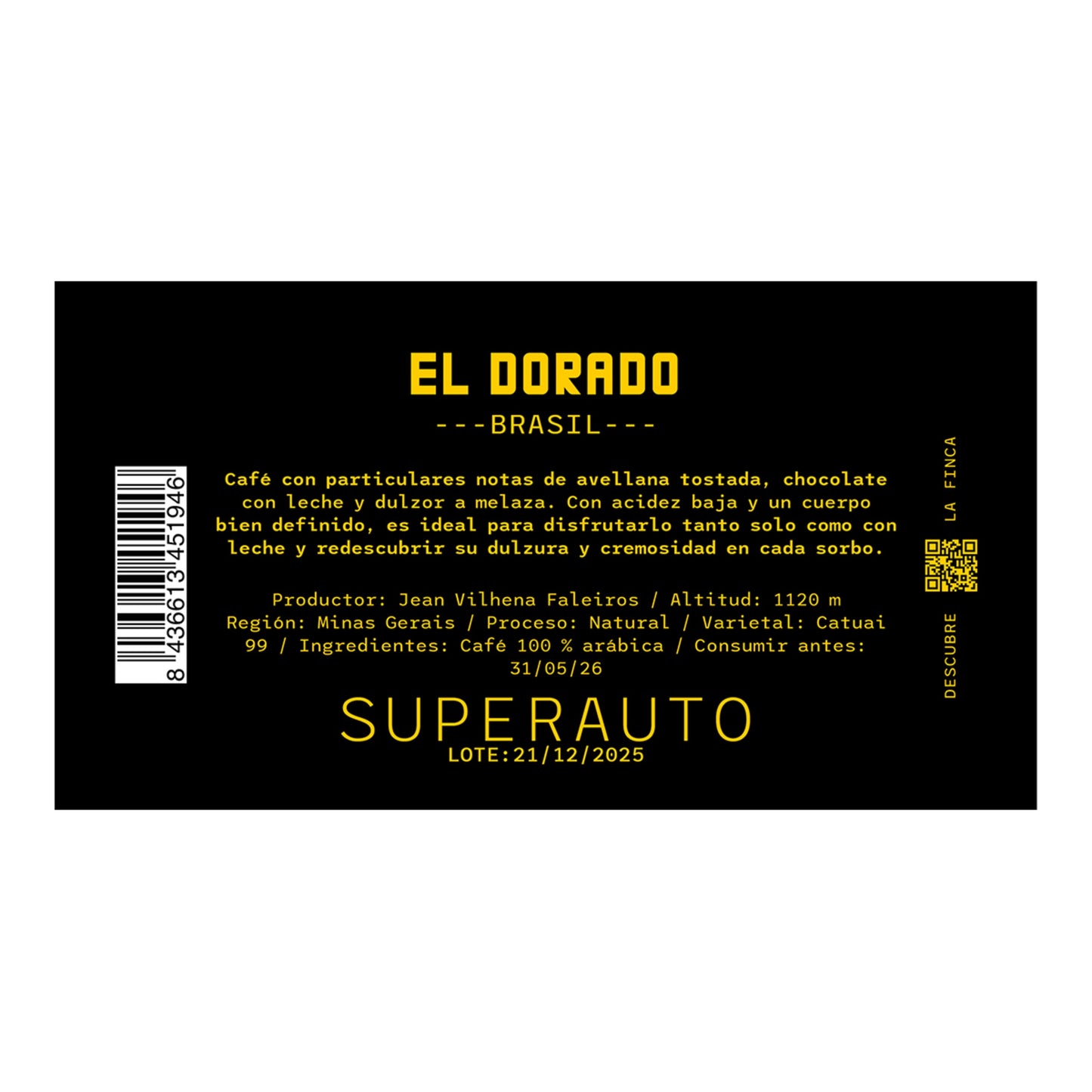 Barú Black Mountain Panama Coffee Beans – D·Origen Single-Origin 250g