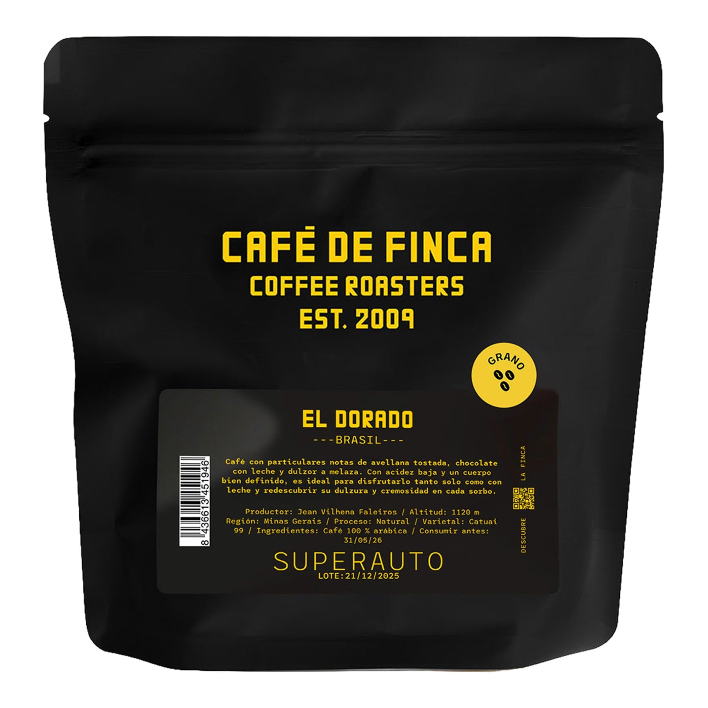 Barú Black Mountain Panama Coffee Beans – D·Origen Single-Origin 250g