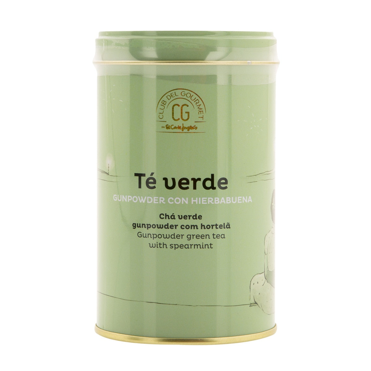 Club del Gourmet Gunpowder Green Tea with Mint – 100g