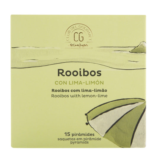 Club del Gourmet Rooibos Infusion with Lime & Lemon – 15 Tea Bags 33g