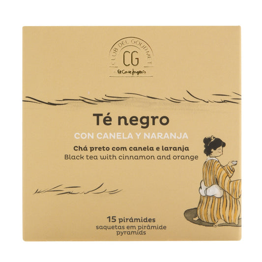 Club del Gourmet Black Tea – Cinnamon & Orange 33g