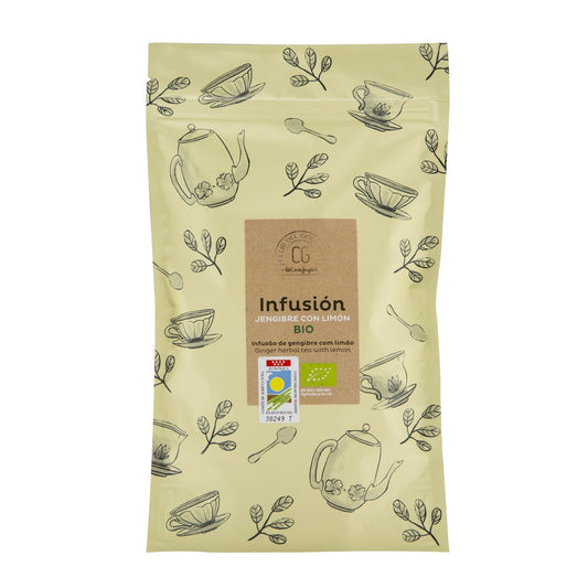 Club del Gourmet Ginger & Lemon Infusion – Organic Tea 100g