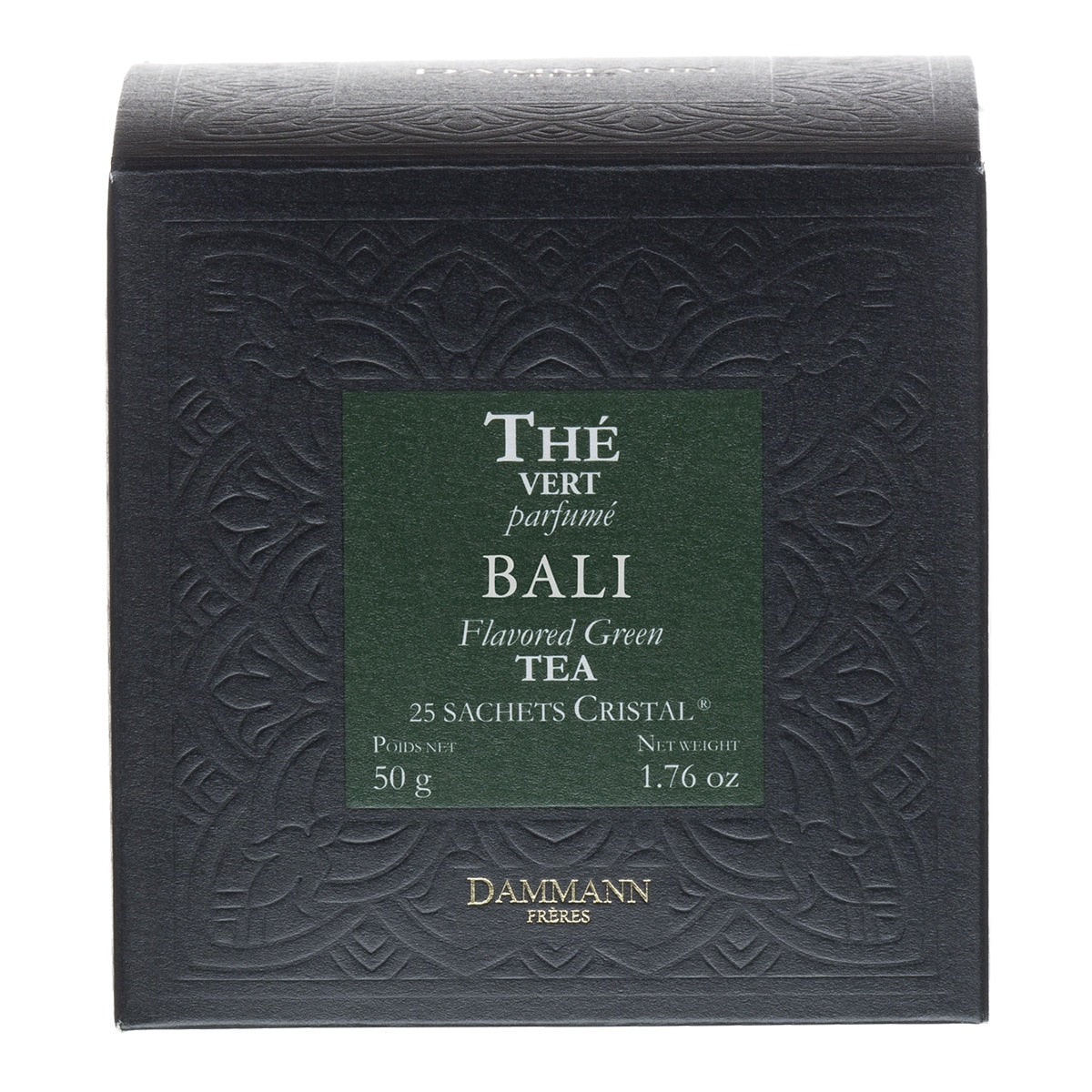 Dammann Frères Green Tea Cristal – Bali Vert 25 Tea Bags 50g