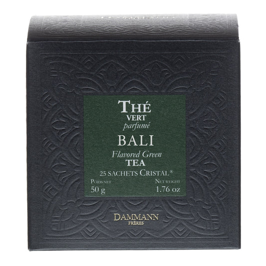Dammann Frères Green Tea Cristal – Bali Vert 25 Tea Bags 50g