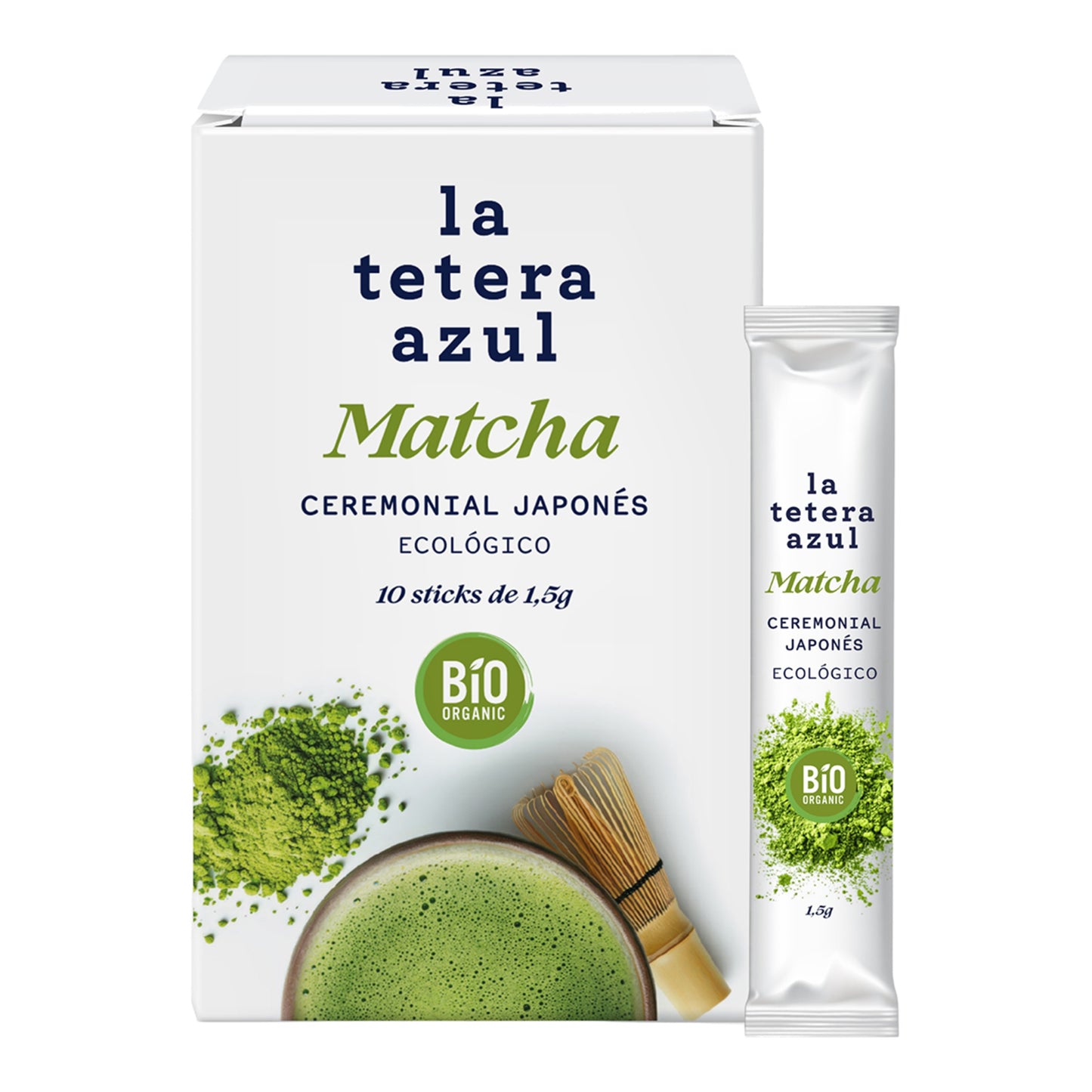 La Tetera Azul Ceremonial Matcha Tea – Organic Japanese Green Tea 15g