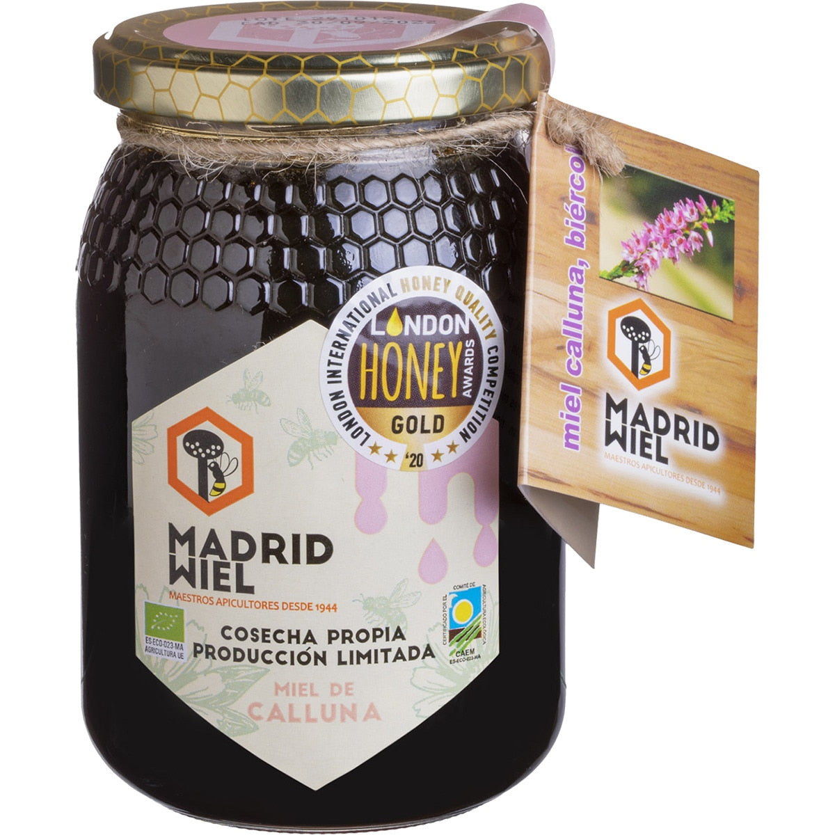 Madrid Miel Organic Calluna Honey – Spanish Raw Honey 500g