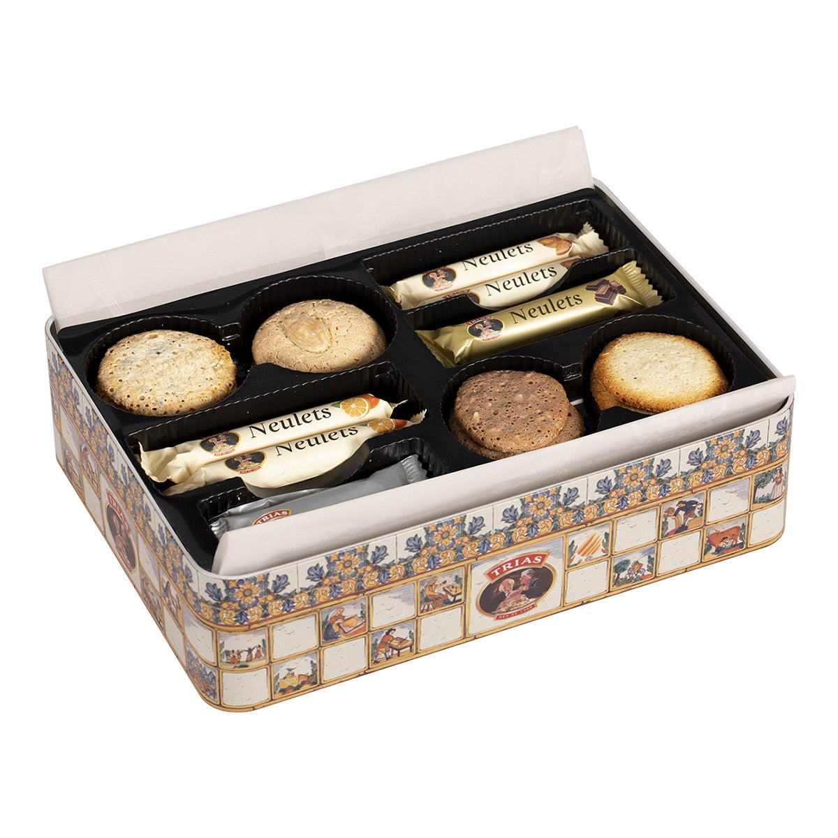 Trias Assorted Cookies – Spanish Mosaic Tin 300g