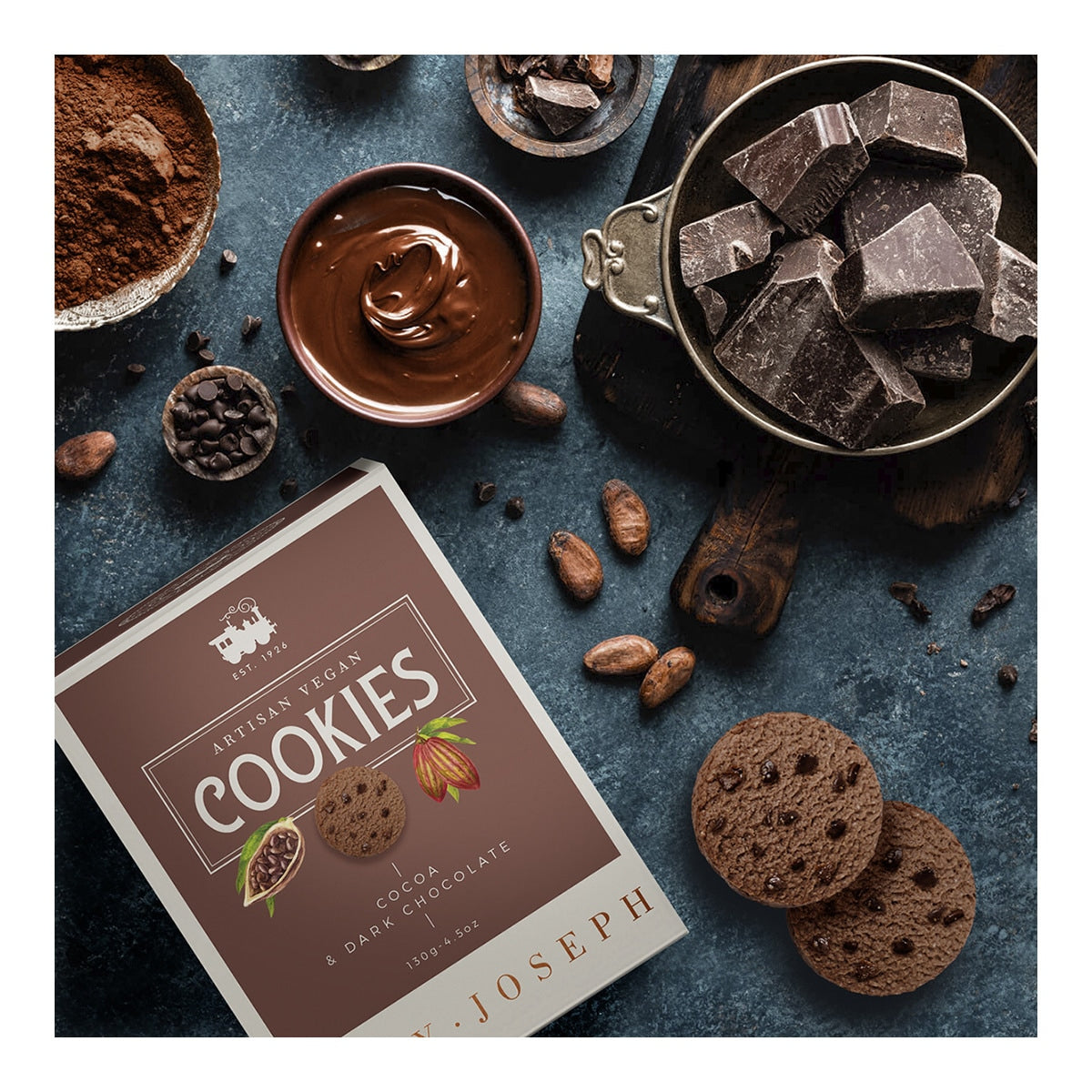 Lady Joseph Artisanal Cocoa & Chocolate Biscuits – Spanish Cookies 130g