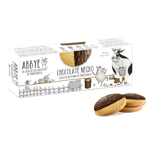 Abbye Butter Cookies with Chocolate Coating – Spanish 170g