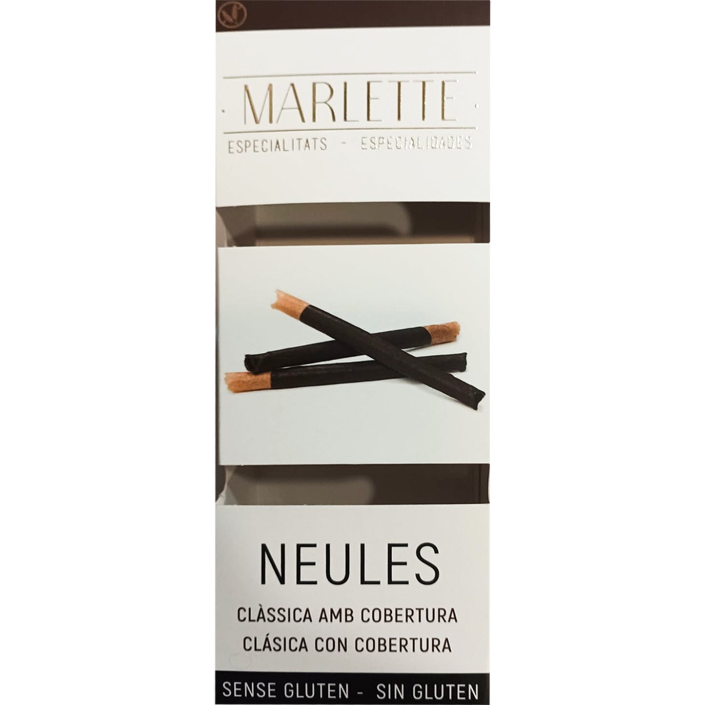 Marlette Gluten-Free Wafer Rolls with Chocolate – Spanish Barquillos 140g