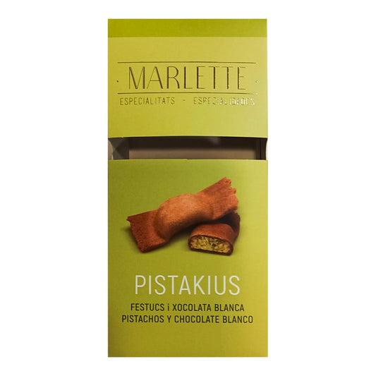 Marlette Pistakius Filled Cookies – Pistachio, White Chocolate & Sugar 90g