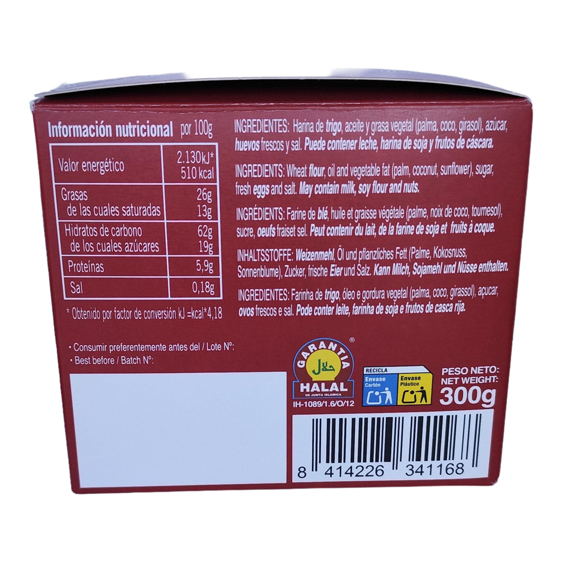 La Luarquesa Suspiros de Luarca – Spanish Butter Cookies 300g