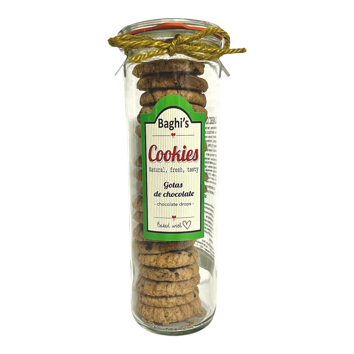 Baghi's Chocolate Chip Cookies – Crispy Spanish Biscuits 160g