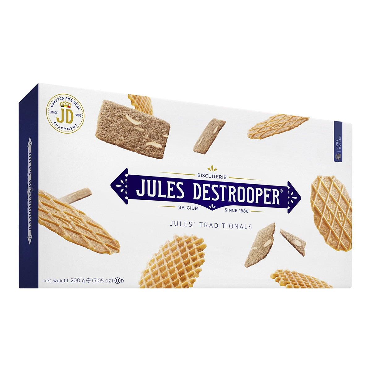 Jules Destrooper Traditional Belgian Butter Cookies – 200g