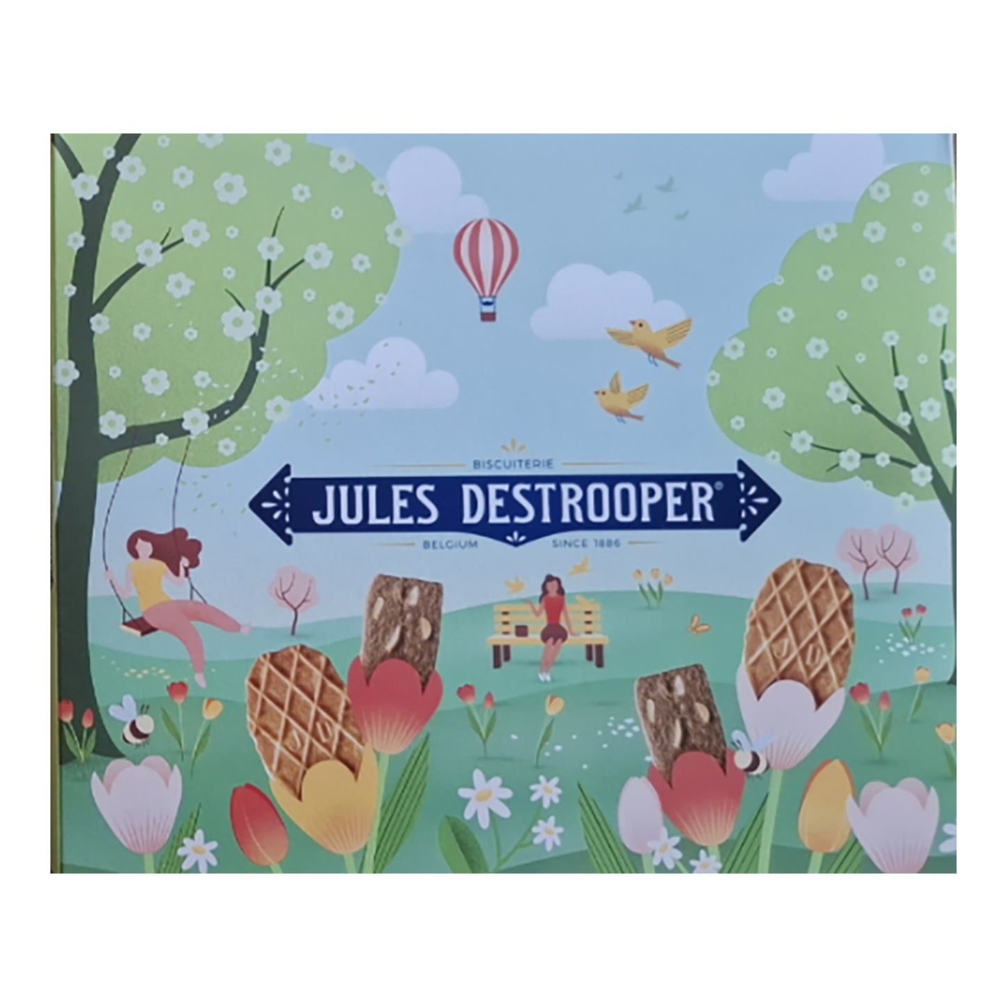Jules Destrooper Original Butter Biscuits – Belgian Cookies 200g