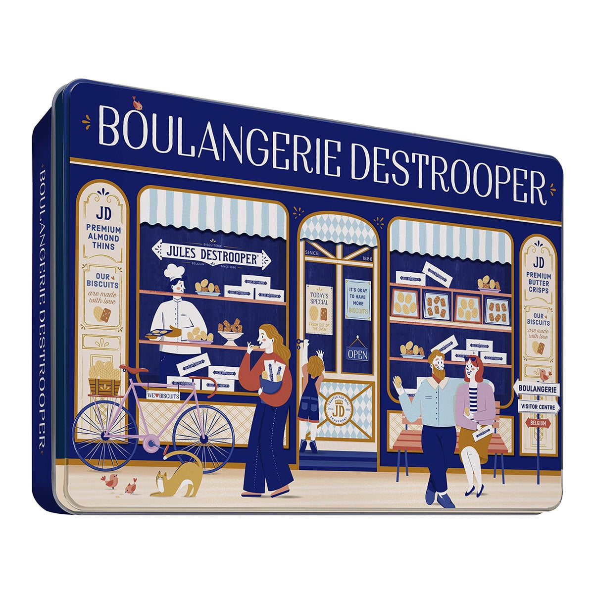 Jules Destrooper Assorted Boulangerie Cookies – Belgian Butter Biscuits 350g
