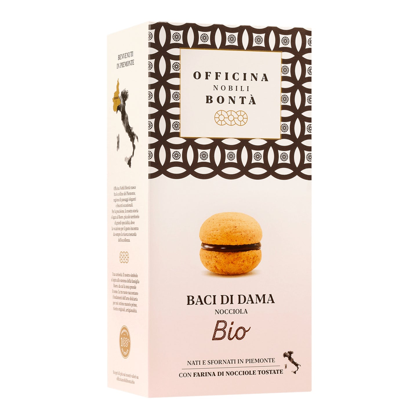 Baci Dama Nocciola Bio – Italian Hazelnut Cookies 180g