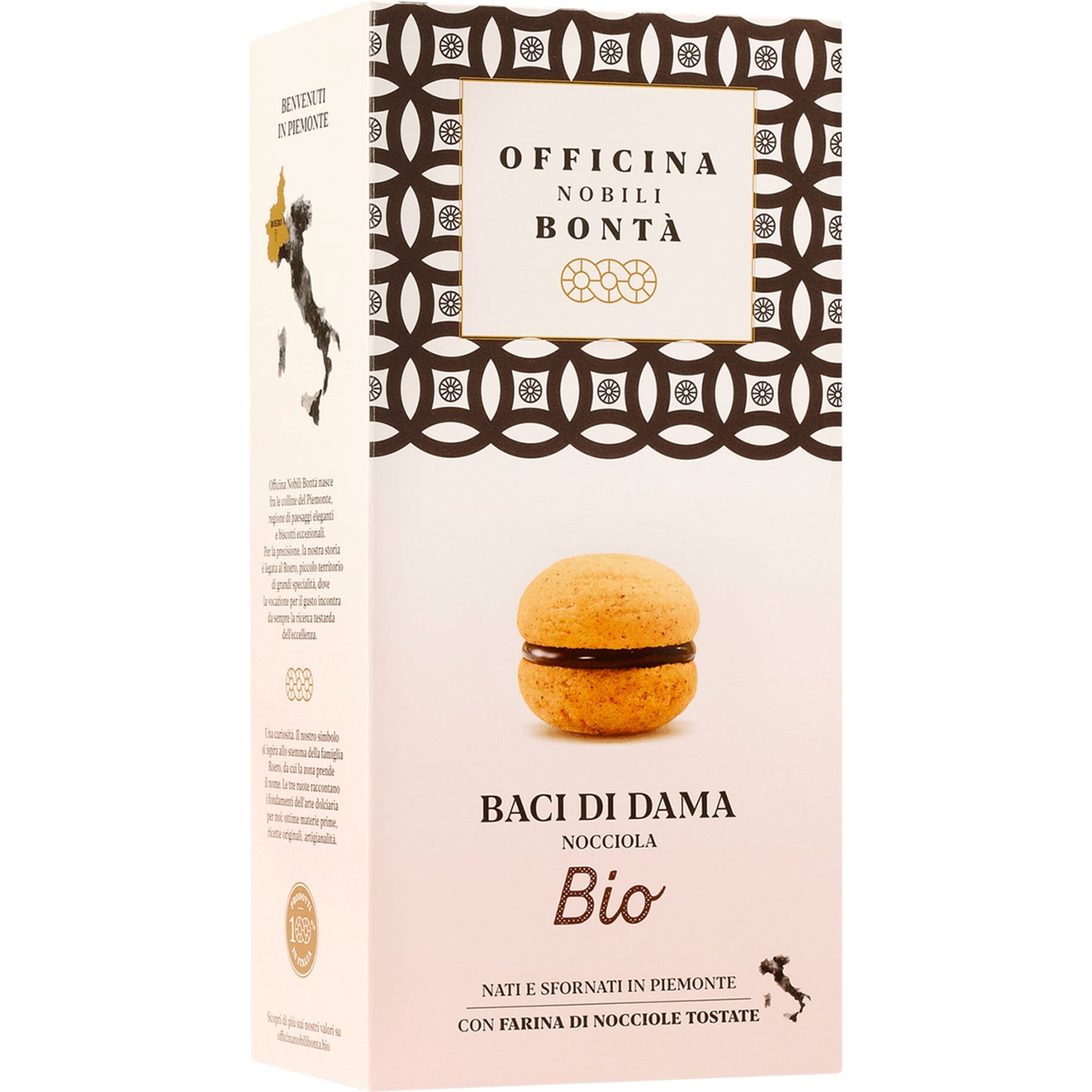 Baci Dama Nocciola Bio – Italian Hazelnut Cookies 180g