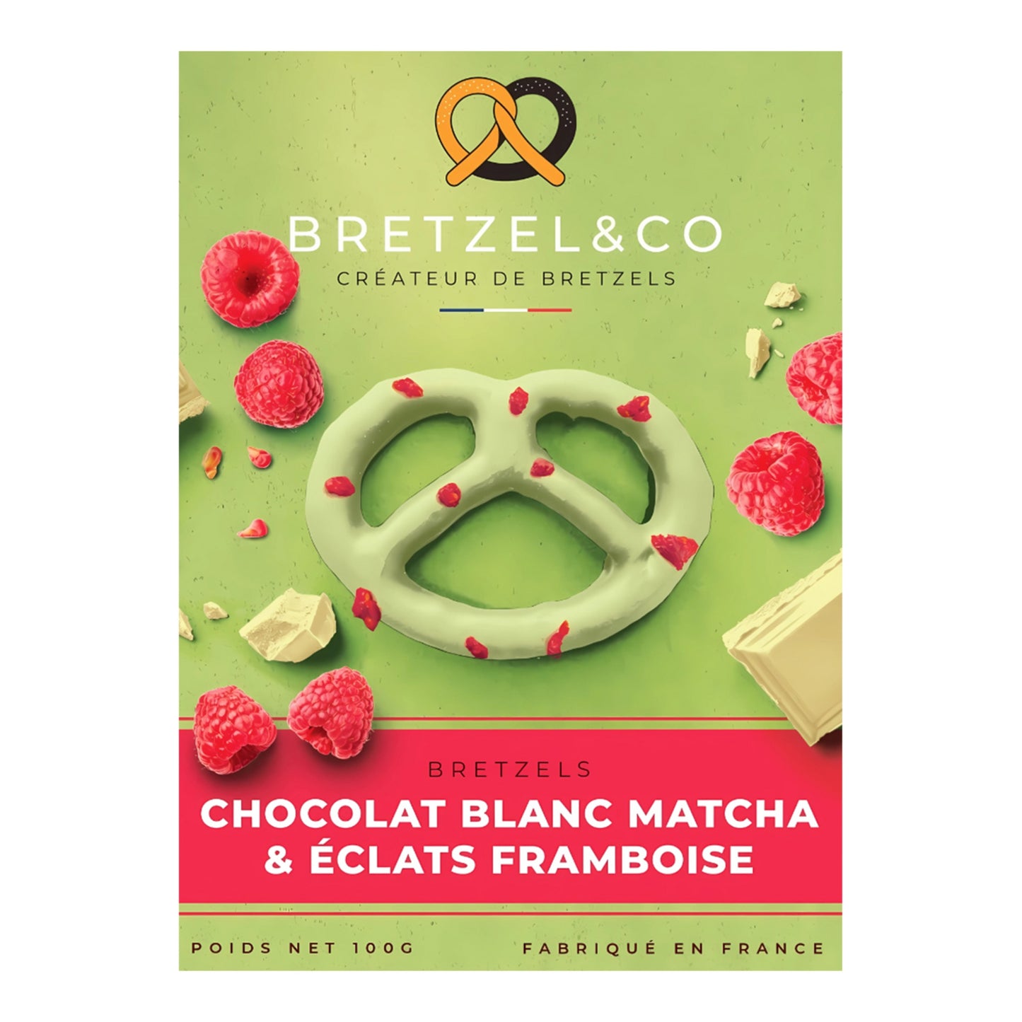Bretzel&Co White Chocolate Matcha Pretzel – Spanish Sweets 100g