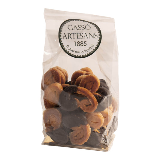 Gasso Artesans 1885 Dark Chocolate Palmeritas – Spanish Pastry 150g