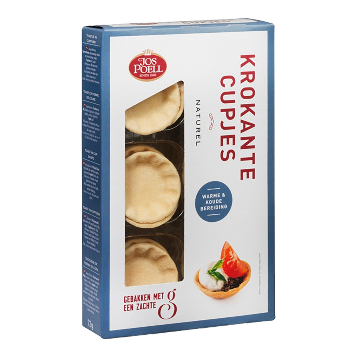 Jos Poel Mini Tartaletas – Spanish Pastry Bites 72g