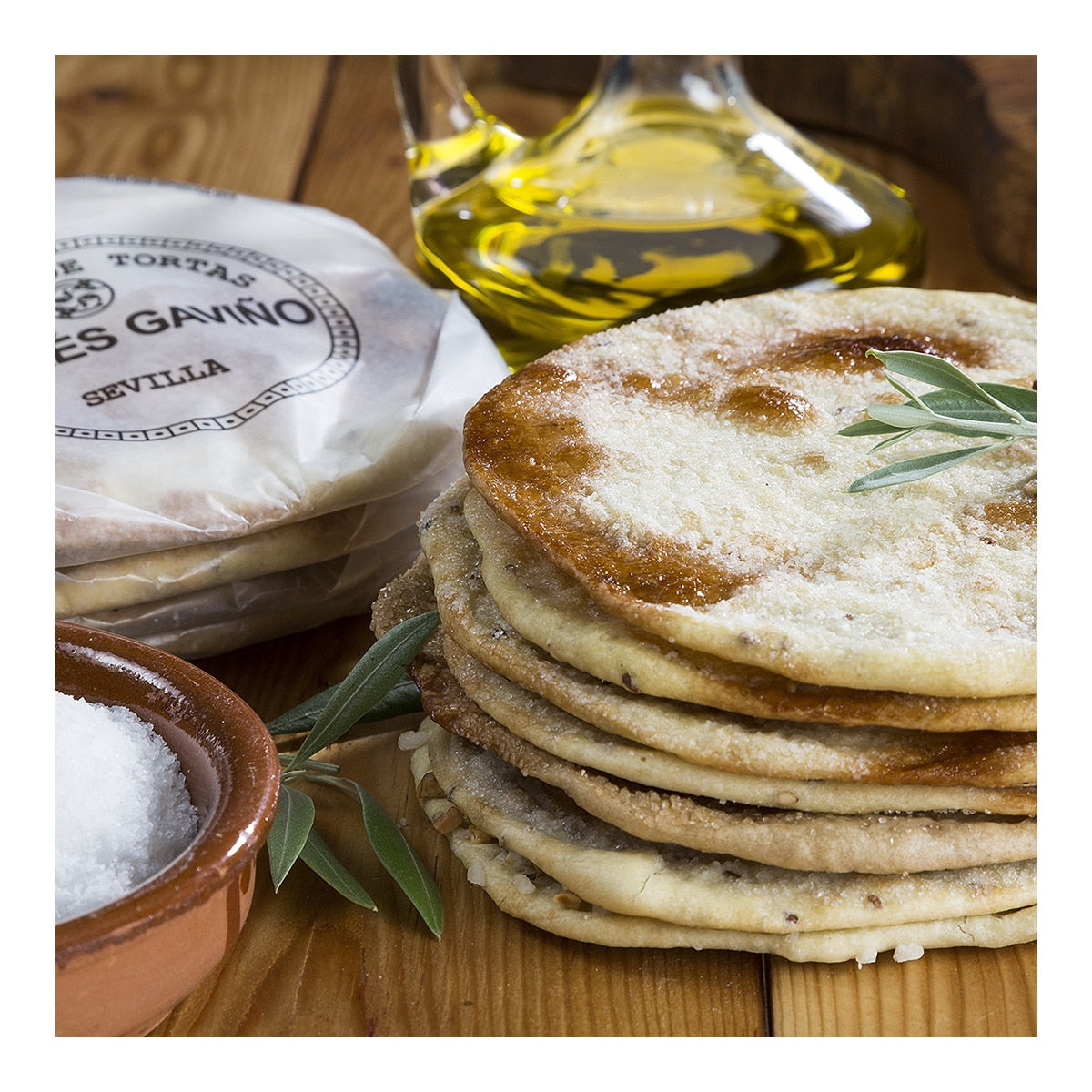 Andrés Gaviño Traditional Tortas de Aceite – Spanish Olive Oil Wafers 180g