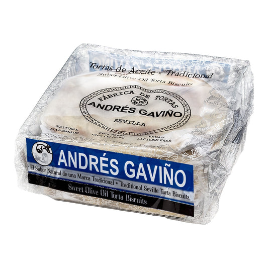 Andrés Gaviño Traditional Tortas de Aceite – Spanish Olive Oil Wafers 180g