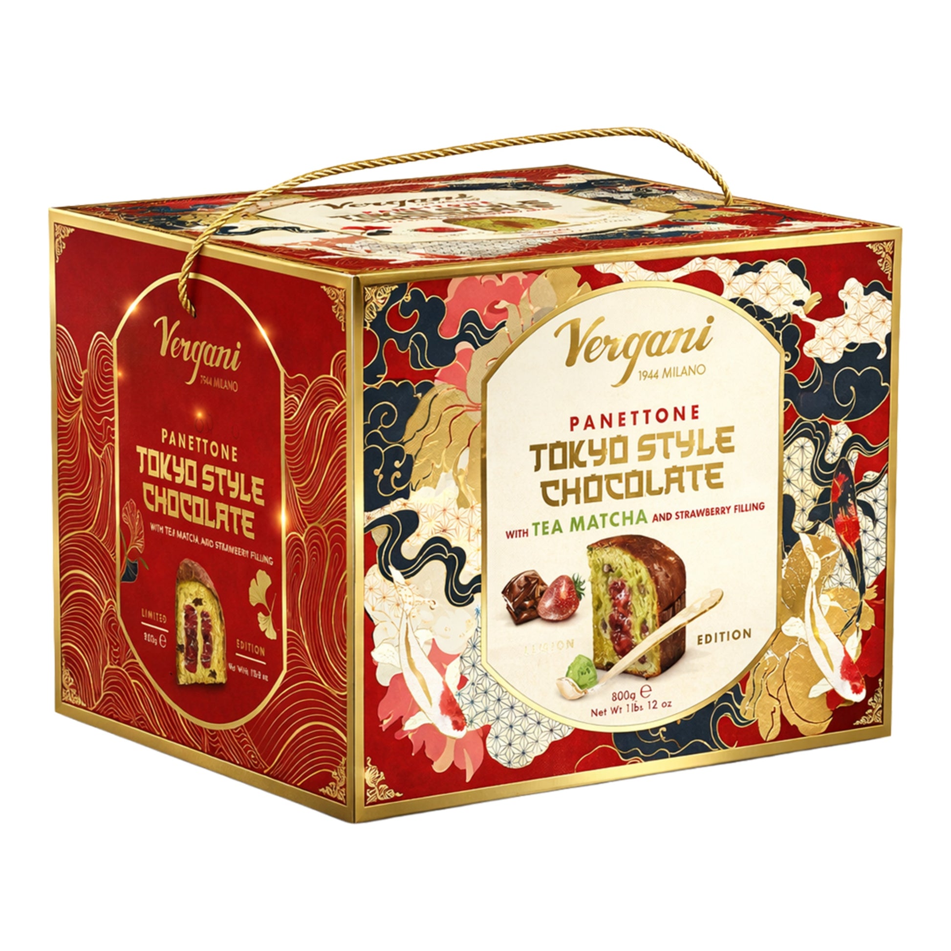 Vergani Panettone al Cioccolato – Italian Chocolate Panettone 800g