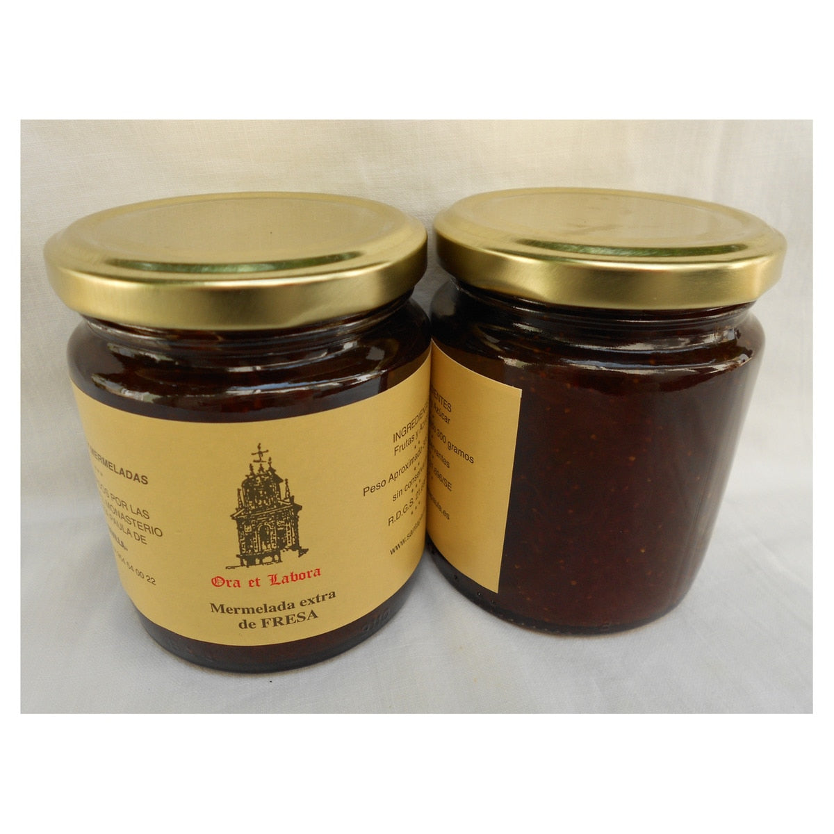 Ora et Labora Strawberry Jam – Spanish Preserve 300g