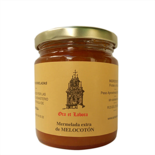 Ora et Labora Peach Jam – Spanish Preserve 300g