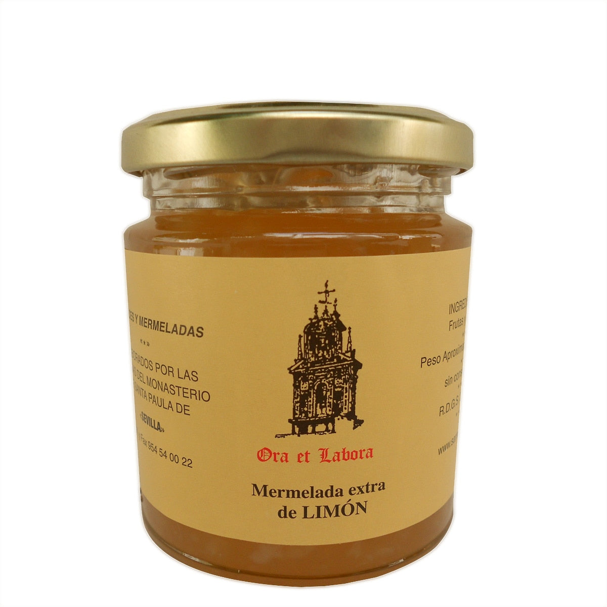 Ora et Labora Lemon Jam – Spanish Marmalade 300g