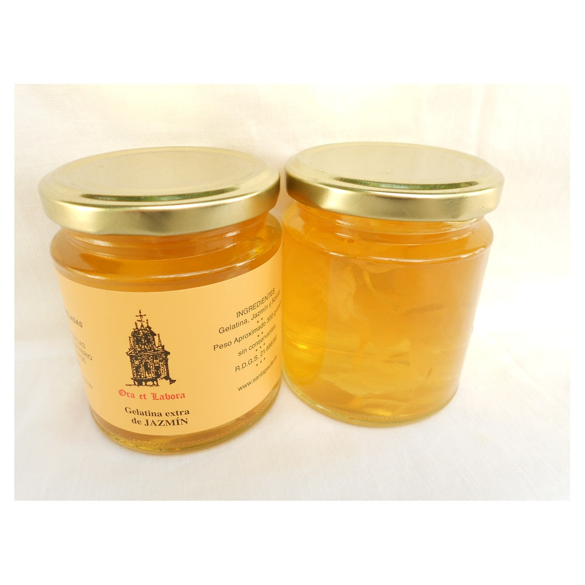 Ora et Labora Jasmine Gelatin – Spanish Preserve 300g
