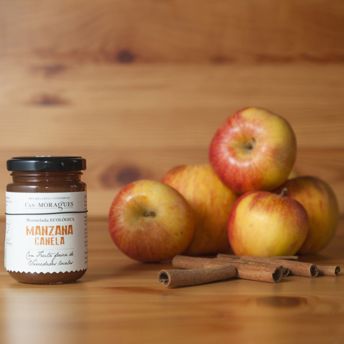 Can Moragues Organic Apple & Cinnamon Jam – Spanish Preserve 170g