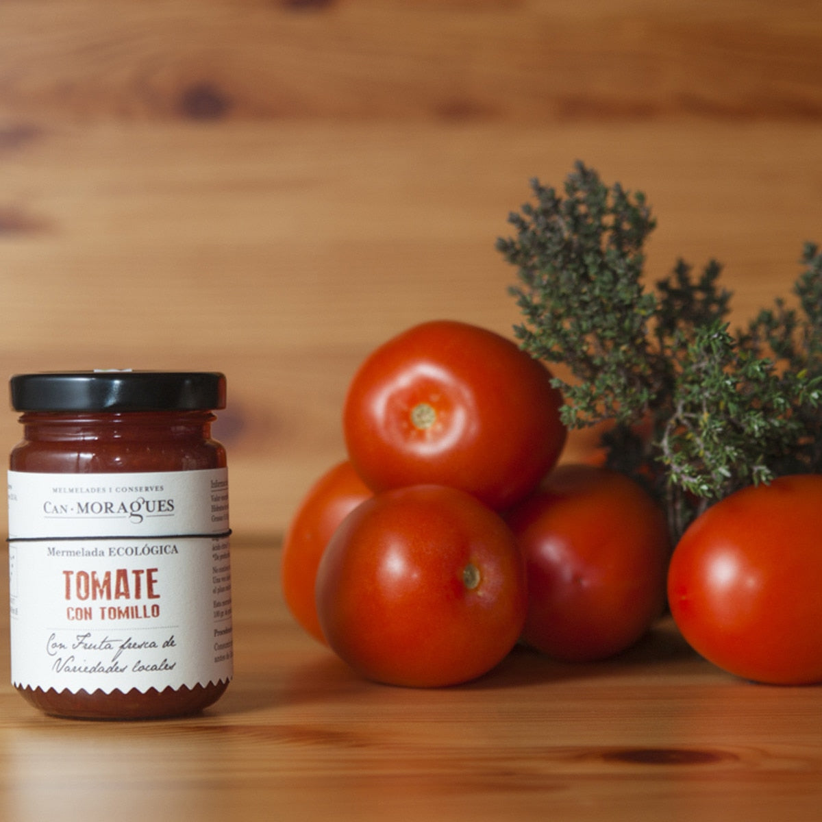 Can Moragues Organic Tomato & Thyme Jam – Spanish Spread 170g