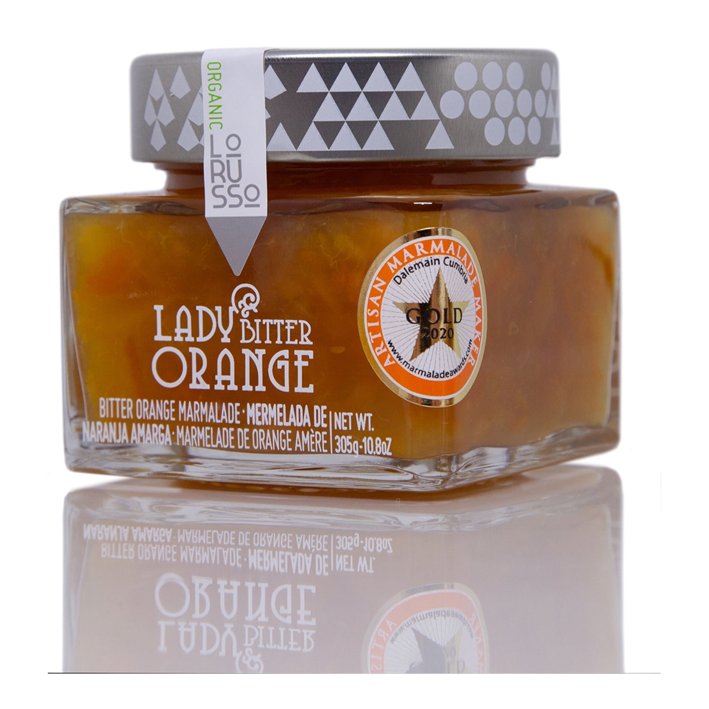 Lorusso Organic Bitter Orange Marmalade – Spanish Extra Jam 305g