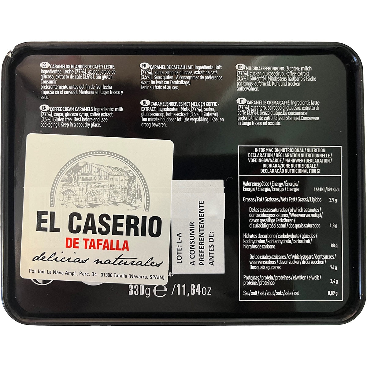 Dos Cafeteras Espresso Caramels – Spanish Coffee Candy 330g